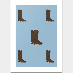 Rustic Boots Posters and Art